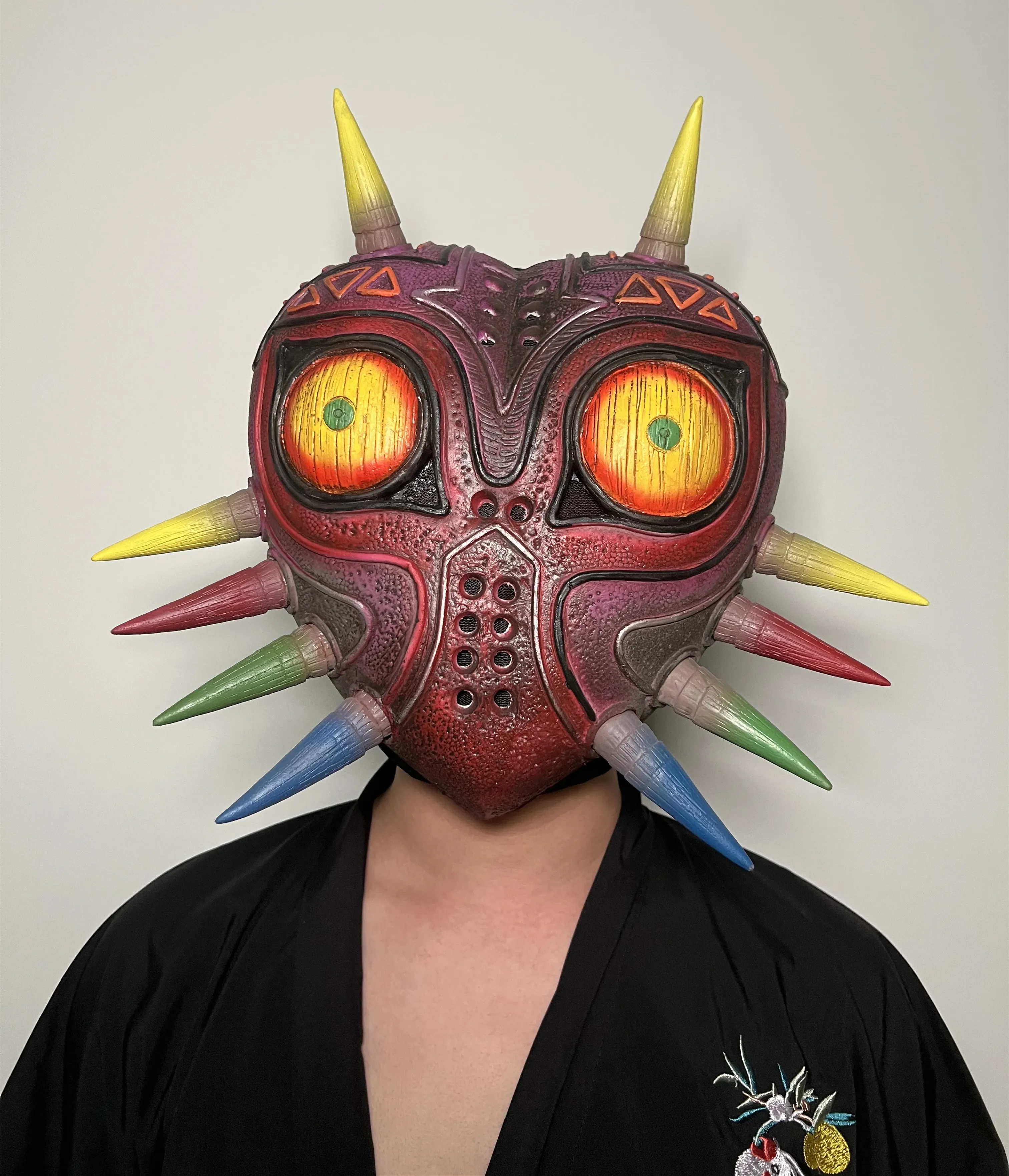 Majora\'s Mask of Zelda, Scary Realistic Face Mask, Halloween Cosplay Costume, Prop for Adults, Teens Game Party