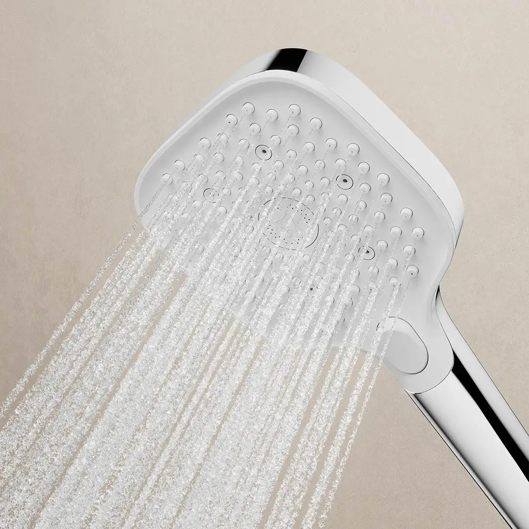 NEW Mijia Boost Shower Head with Easy Clean Silicone Nozzles 3 Spray Modes and One Hand Control for Daily Home Bathroom Use CN