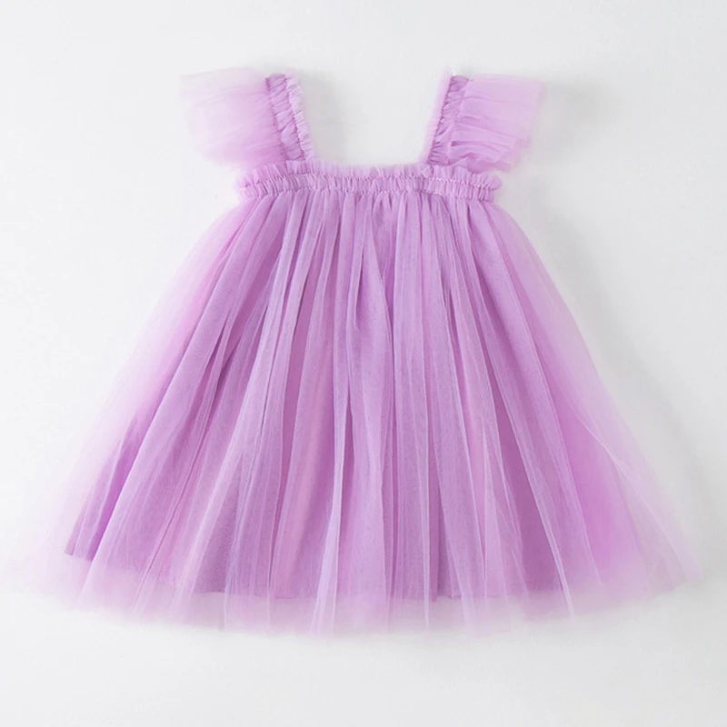 Summer Baby Girls Dress Infant Toddler Kids Tulle Tutu Fashion Elaborated Birthday Party Princess Dress Sleeveless Casual Dress