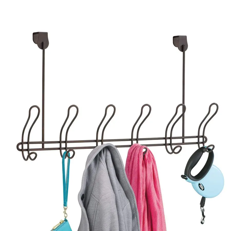 

OverTheDoor 6Hook Rack Classico Collection Satin