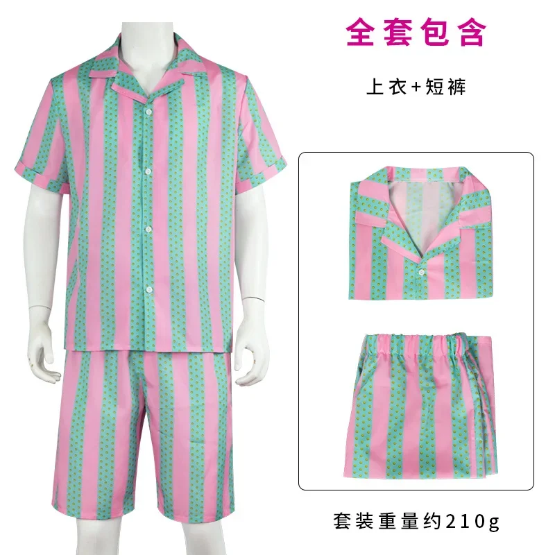 ZA01 فيلم باربي الأميرة كين تأثيري حلي مارجوت روبي زي السراويل العليا مجموعة هالوين زي الفيلم UniformZa0@