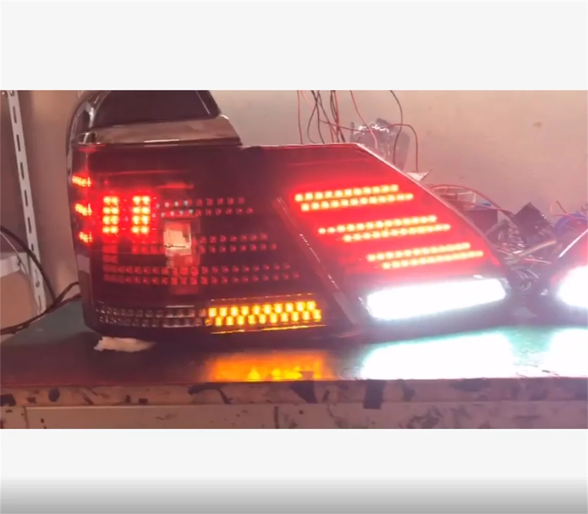

Car led modified tail light assembly rear lamp 4pcs for Toyota Crown es 13.5th brake Reverse lights turn signal