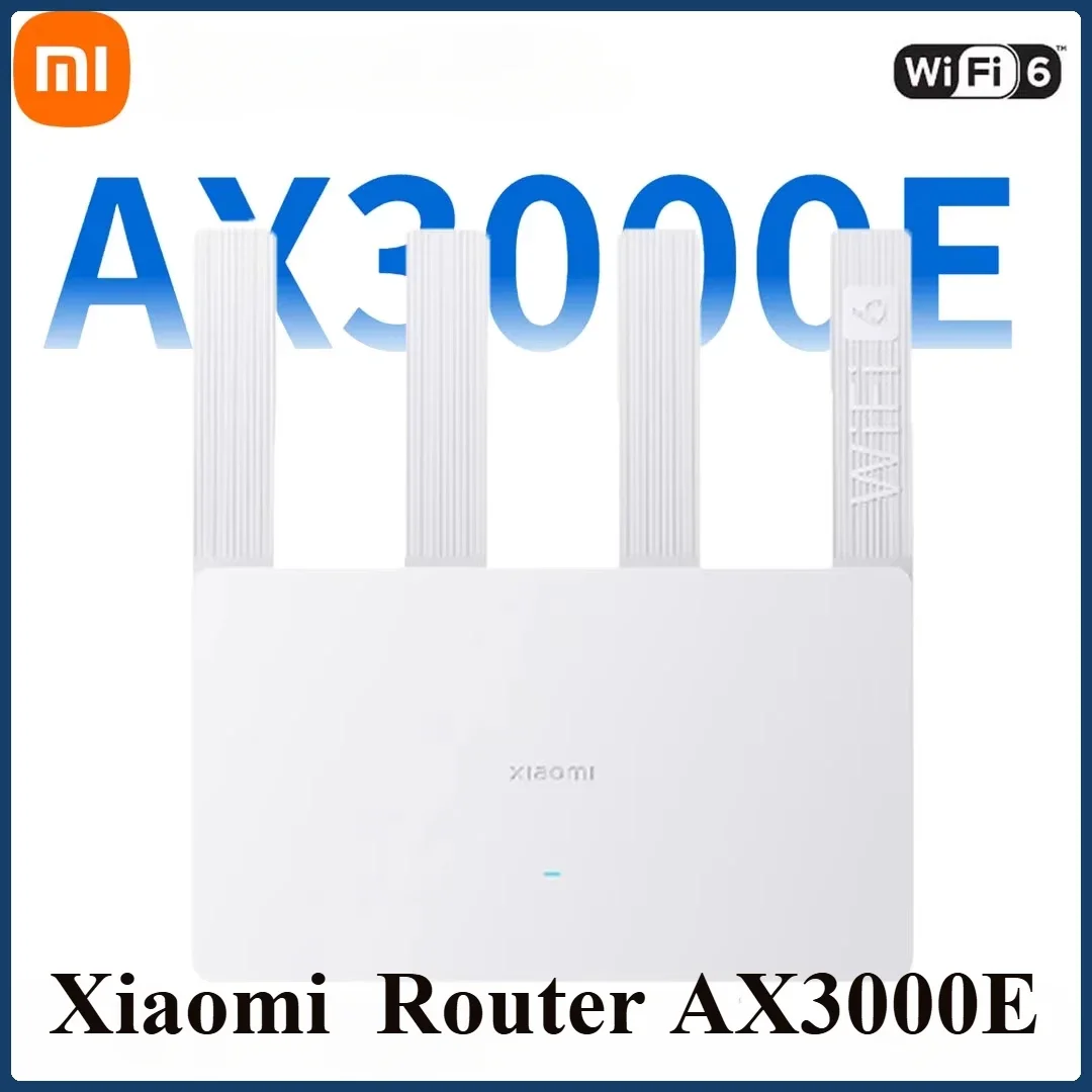 Xiaomi AX3000E Router WiFi6 2976Mbps 2.4G/5GHz Dual DAN/LAN ports Qualcomm Processors 256MB Memory Mesh Network Smart Home