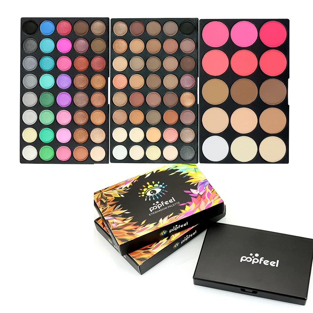 Pro All in One Makeup Gift Kit Set Box Full Women Waterproof Eyeshadow Pallete Make Up Eye Shadow Blush Bronzer Contour Palette