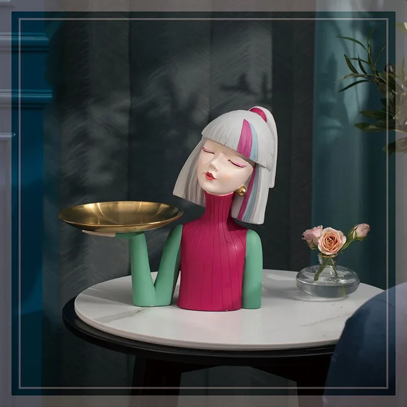 statue-de-fille-moderne-organisateur-de-maquillage-ornements-decoration-de-maison-artisanat-figurines-en-resine-ornements-cles-collations-plateau-de-rangement-de-bonbons-cadeaux