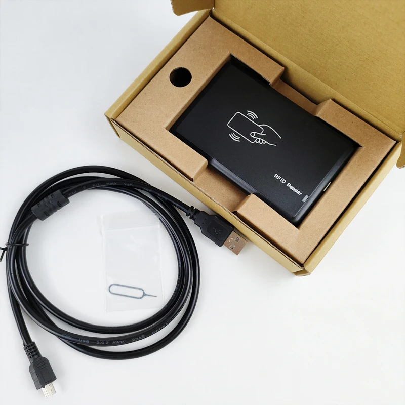 860-960Mhz Desktop UHF RFID Reader Writer with Mini USB Interfance UHF Reader Provide Demo SDK