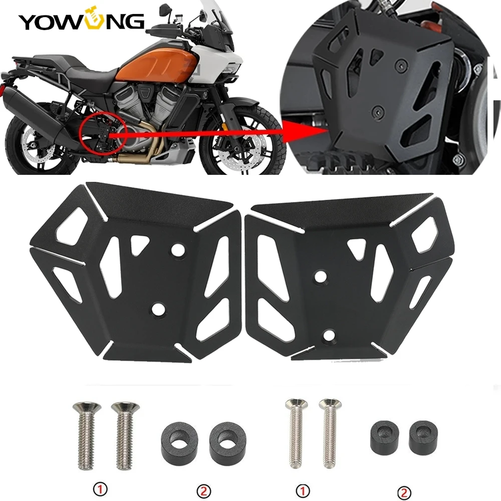 FOR Pan America Special 1250 2021 2022 2023 RA1 RA1250S 1250 Motorcycle Accessories Heel Guard Left And Brake Cylinder Guard Set