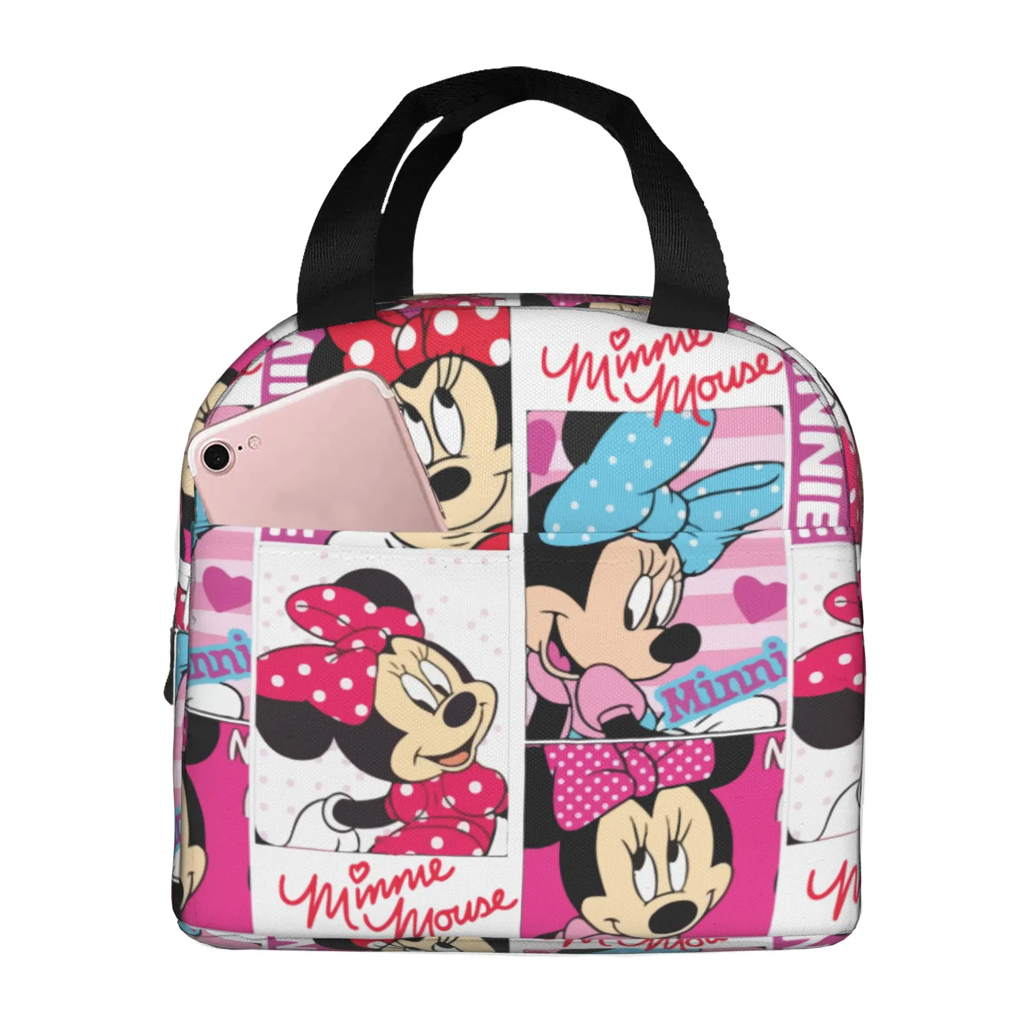 Set Zaino E Portapranzo Mickey Mouse Per Bambini – Zaino 40,6 Cm, Borsa Termica, Bottiglia, Adesivi E Gancio – Licenza Ufficiale Disney