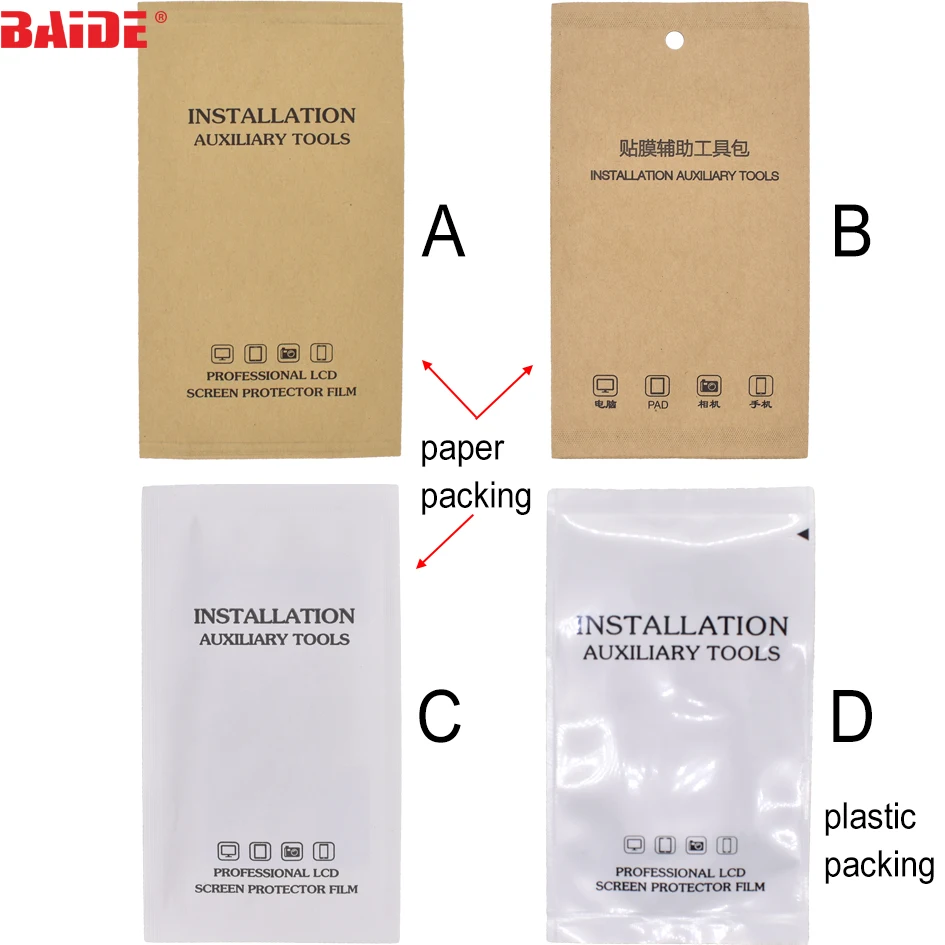 

Защитная пленка из закаленного стекла, белый край, устраняет жидкость для экрана дуги телефона с удалением пыли, инструменты для влажной и сухой салфетки