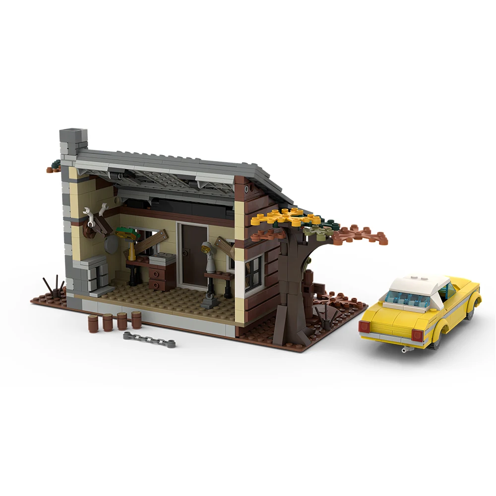 598 pz Evil Dead Knowby cabin Modular MOC Creative street view Model Building Blocks architettura fai da te assemblaggio modello giocattoli regali