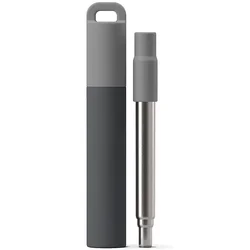 Portable Reusable Telescopic Straws, Foldable Stainless Steel Straws for Travel Work and Outings Keychain EDC Telescopic Straws