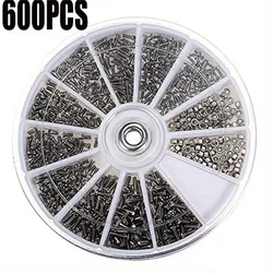 Eyeglass Screw Repair Kit: Repair Screws, Nose Pad Screws, Temple Screws Repair Set 12 Types
