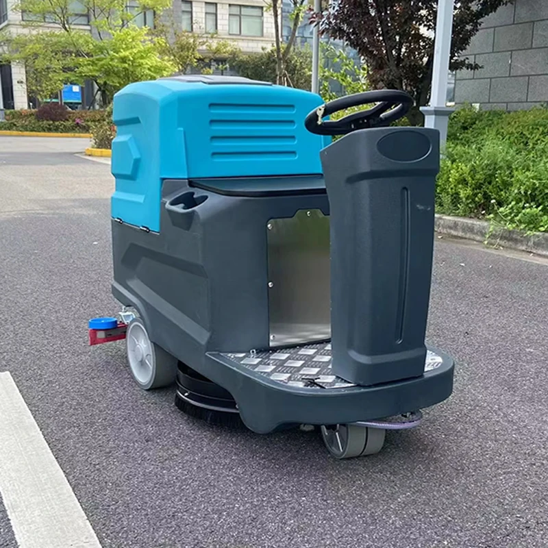 Automatic Floor Cleaning Machines Driving Style Ride Floor Scrubber Dust Cleaning Auto Industrial Floor Scrubber Machine