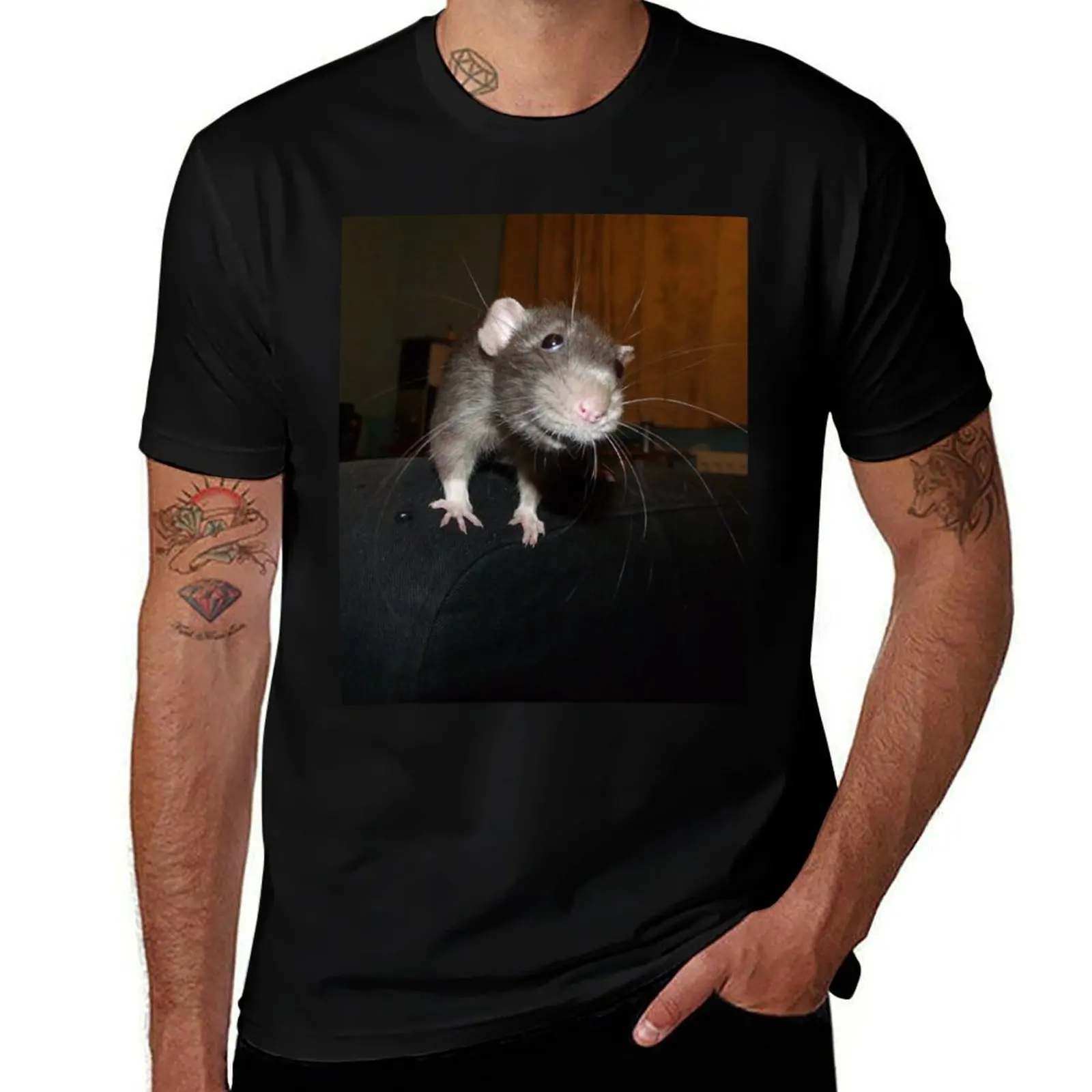 Biff the rat T-Shirt Breathable Gym Short Sleeve T-Shirt