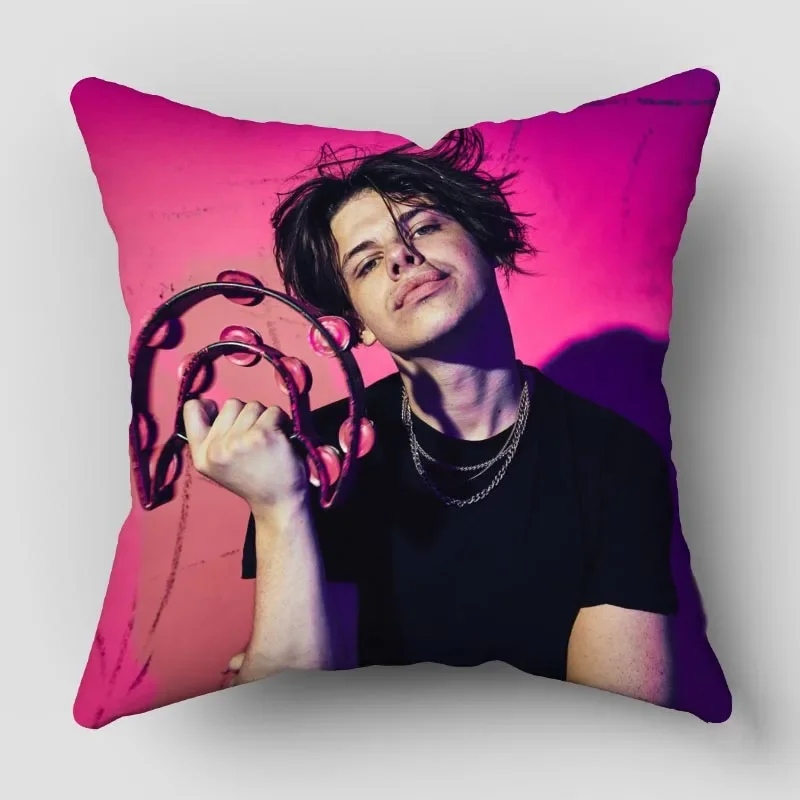 Musife-yungblud枕カバーアート、ジッパー式枕カバー、卸売、35x35 cm、40x40 cm、45x45cm