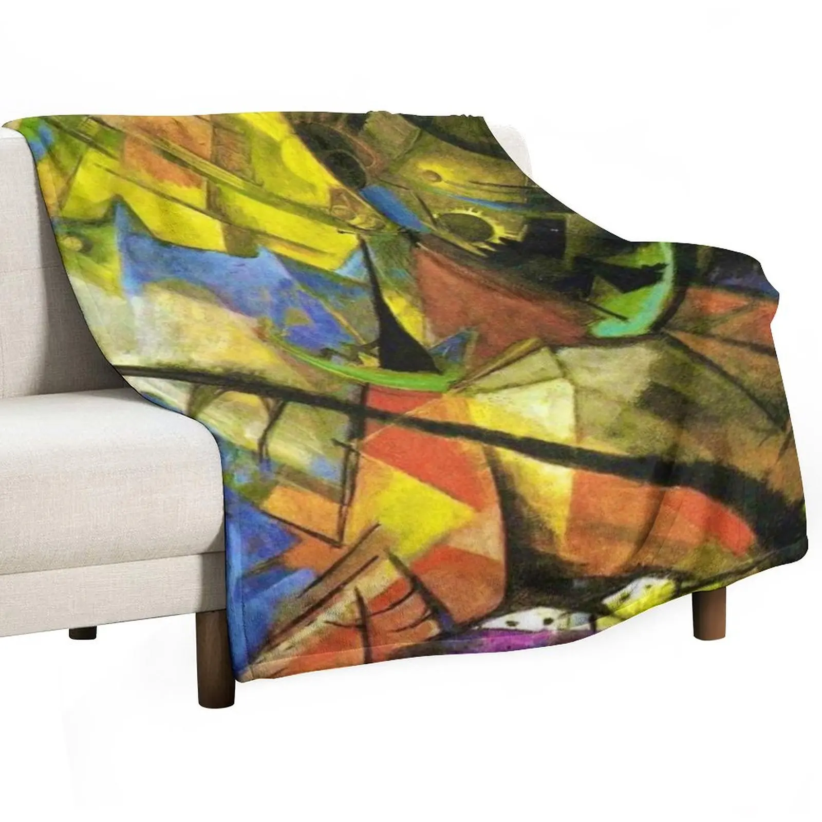 

Tirol by Franz Marc Throw Blanket Decorative Sofas Extra Large Throw Furry Personalized Gift Blankets