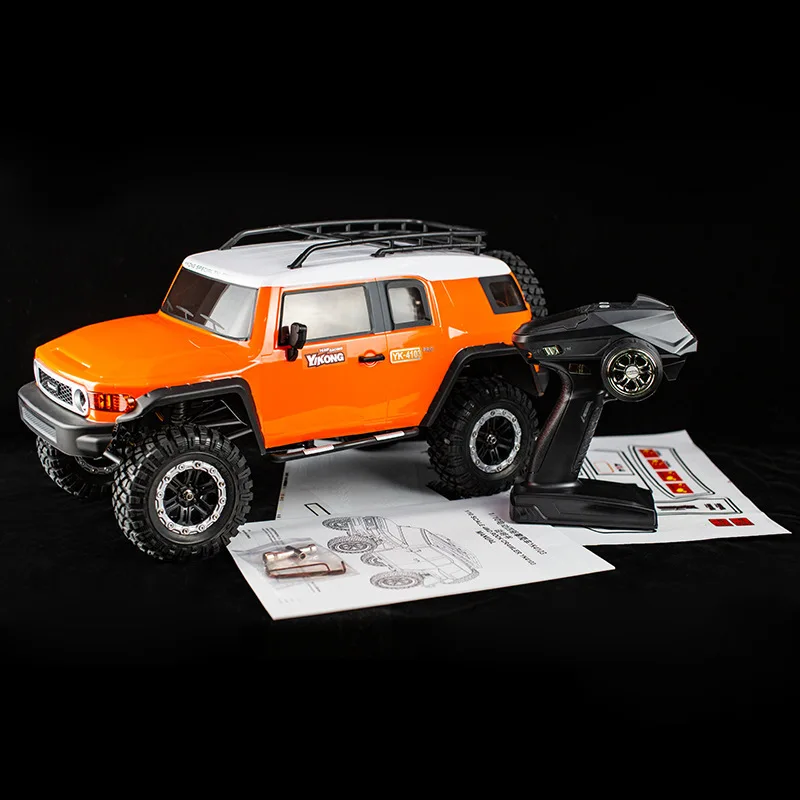 RC samochodów 1/10 YK4103 profesjonalnego samochodów wspinaczkowy z blokadą mechanizmu różnicowego wysokiej i niskiej biegów drzwi most Off-road