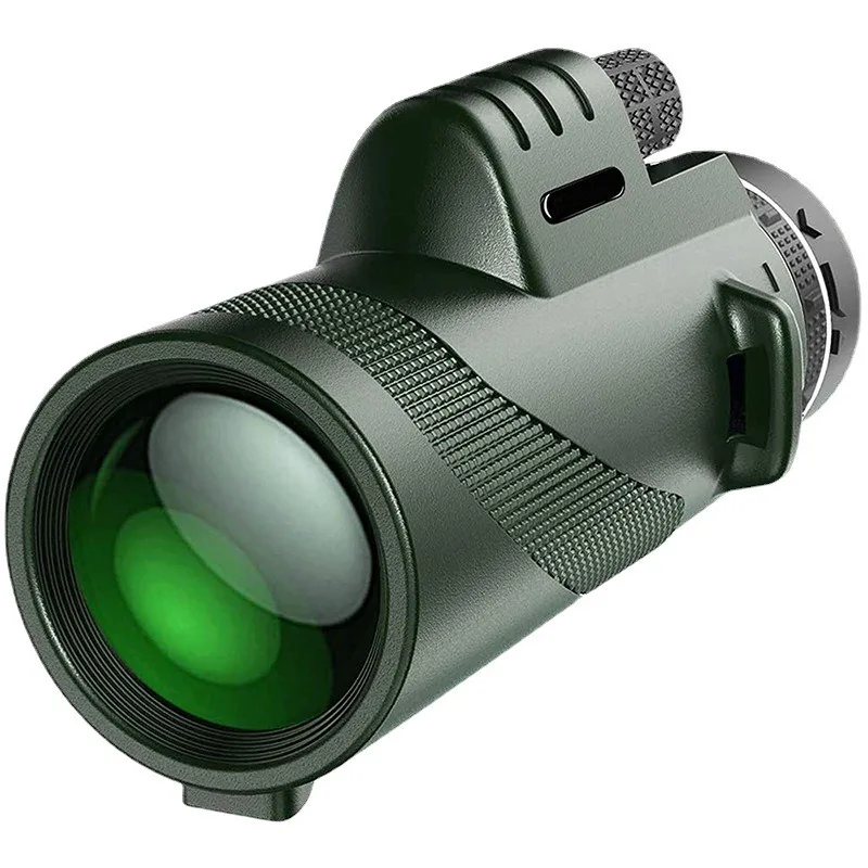 Imagem -03 - High Magnification Monocular Spotting Scope para Observação de Aves Óptica Multi-revestida Scopes Verdes Caça 40x60