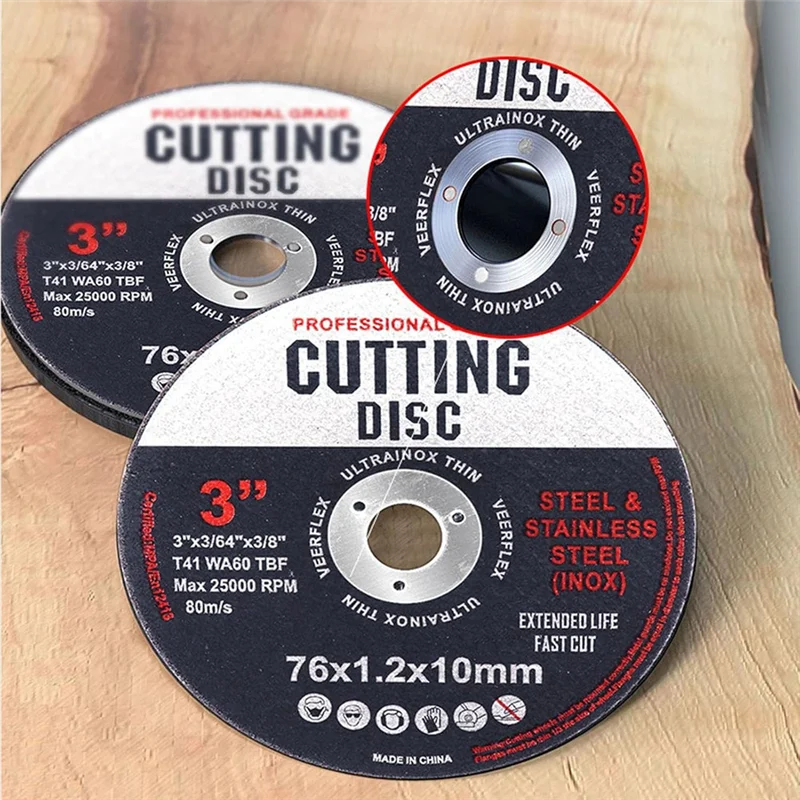

AB66-3 Inch Angle Grinder Cutting Disc 12Pcs Cutting Disc 76 Mm Wood And Metal 76 Mm Fan Disc
