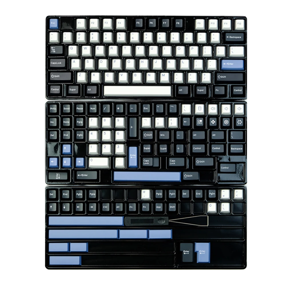 KBDiy GMK Arktischen Keycap 173 Schlüssel/Set Kirsche Profil PBT Tastenkappen Custom DIY für Mechanische Tastatur Gaming Schlüssel Kappe fit MX Schalter