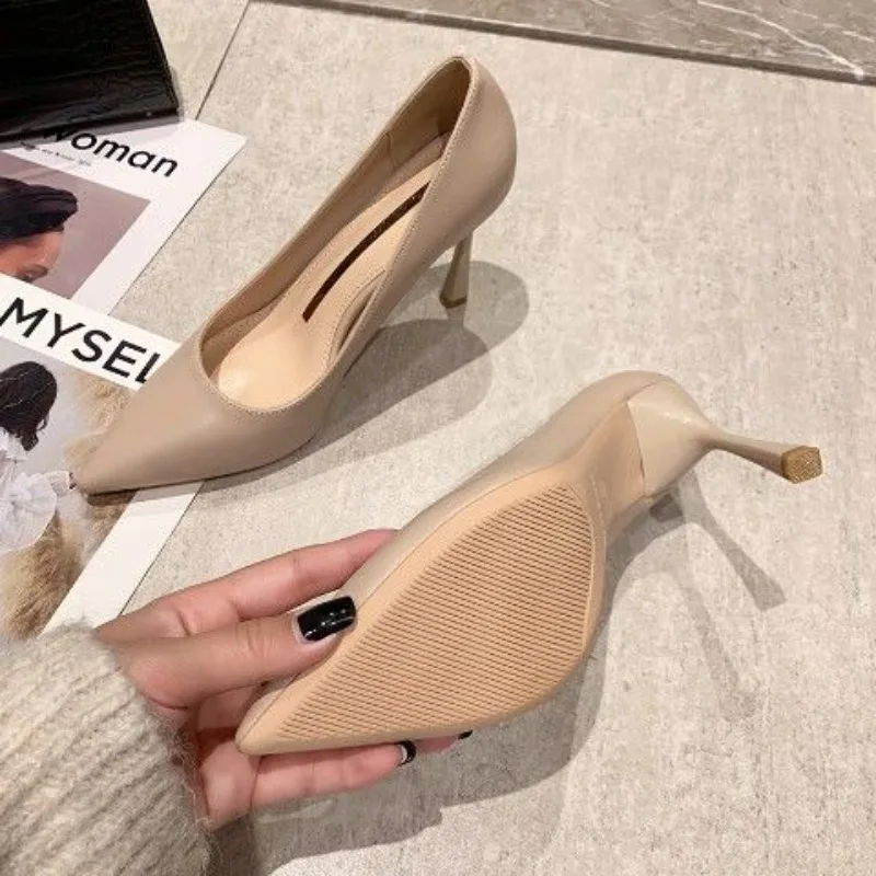 Ladies Pumps Formal High Heels Women\'s Shoes On Heeled Sexy Genuine Mark Quality Casual Vacation Novelties And Low Price L E