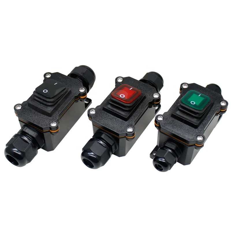 250V 25A Waterproof Inline Cord Switch 3Pin Industrial Rocker Switch for On-Off Functionality New Zealand Designed Manufactured