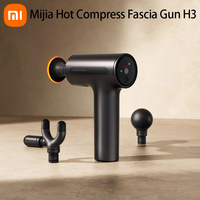 Xiaomi mijia Hot Compress Fascia Gun H3 5s Rapid Heating 25kg Thrust Smart Control Panel 10mm Deep Relaxation Muscle Massager
