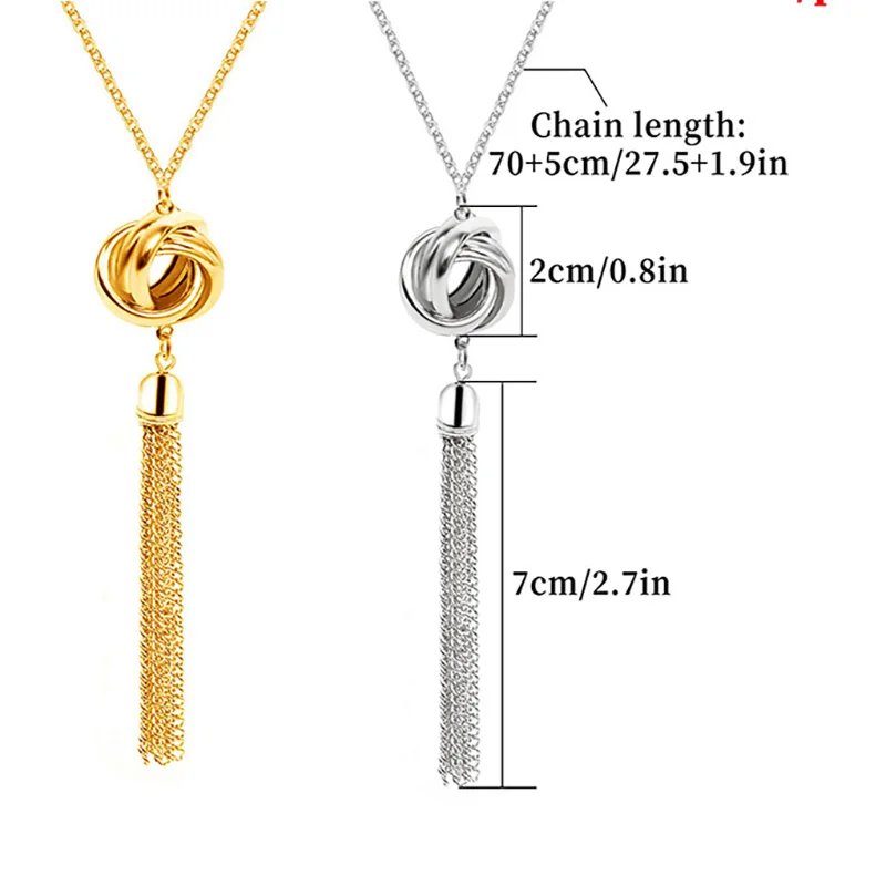 New Vintage Butterfly Pearl Tassel Clavicle Chain for Women Simple Crystal Flower Pendant Long Necklace Evil Eye Sweater Chain