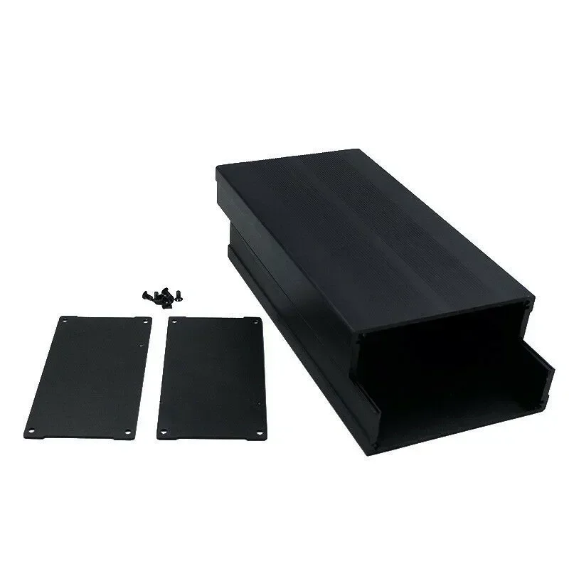 Electronic Enclosure Case Made of Aluminum with Split Design and Heat Dissipation for PCB and Wiring Projects 200x106x55mm
