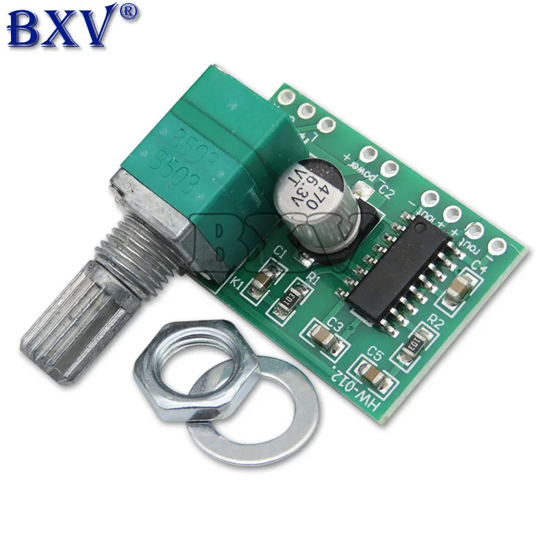 1PCS 5V Mini PAM8403 Digital Amplifier Board With Switch Potentiometer Can Be USB Powered