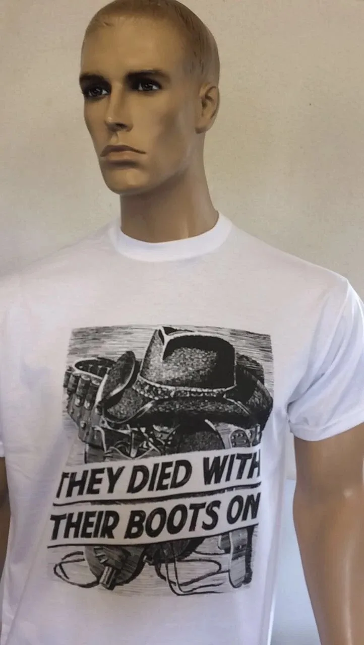 

Summer Motorcycle T-SHIRT THEY DED WITH THEIR BOOTS Summer 2025 New Environmental Peace of Mind