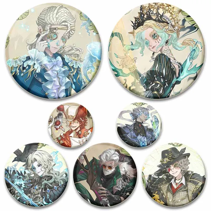 

Horror Game Identity V Enamel Pins Cartoon Character Cosplay Badges Jewelry Brooches on Backpack Cosplay Accessories Gifts Toy