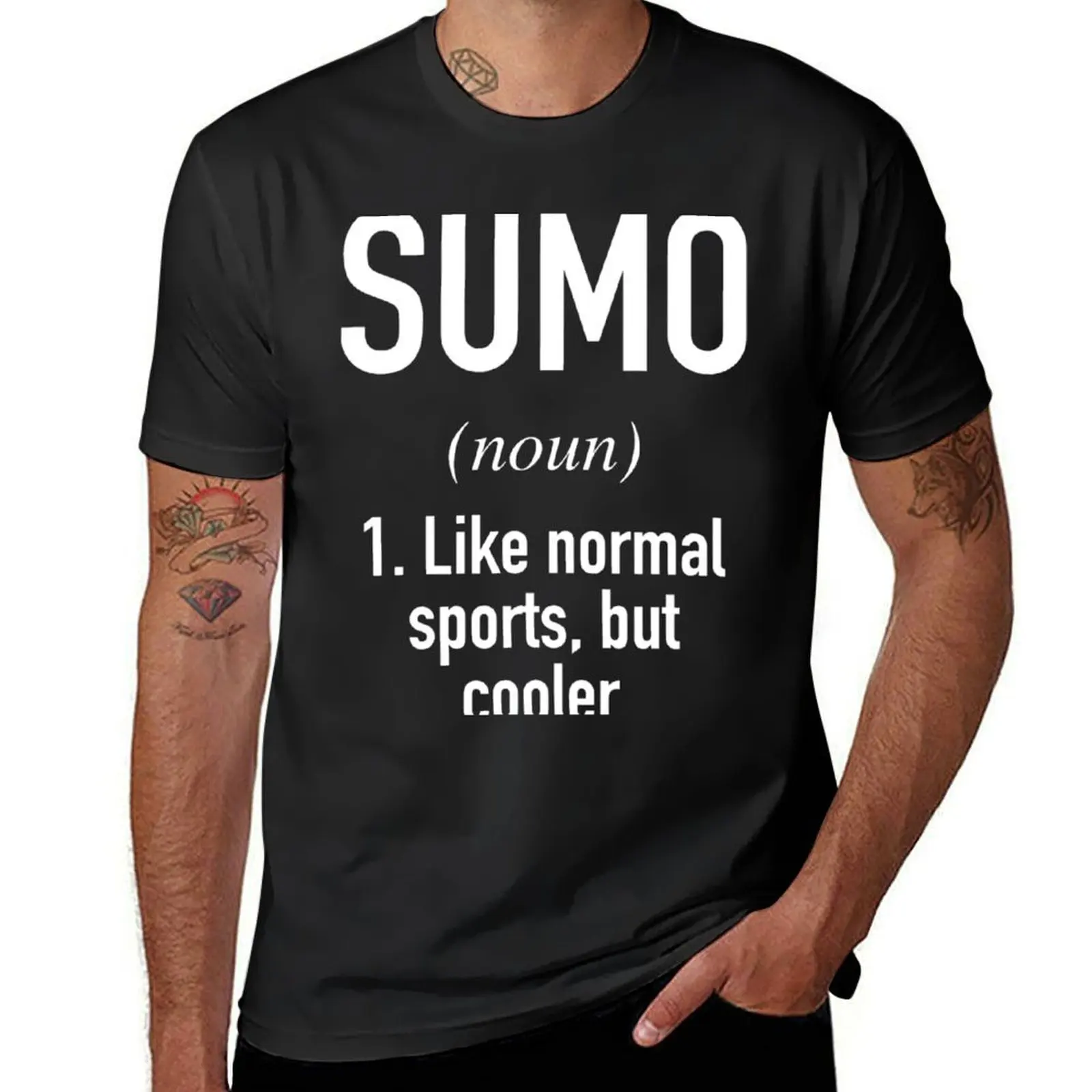 

Sumo Defined T-shirt quick-drying summer tops mens t shirts casual stylish