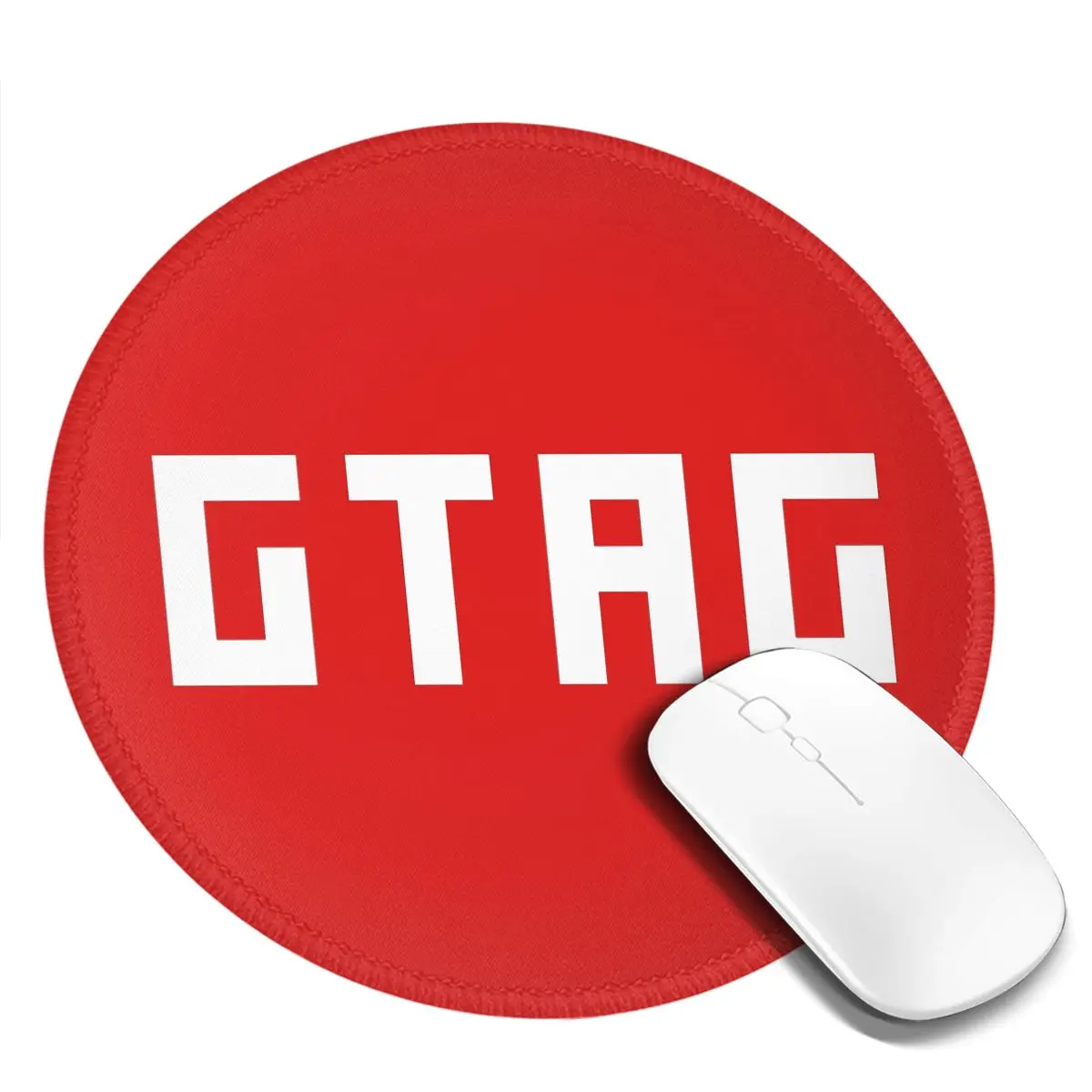 

Unofficial Gorilla Tag "GTAG" Logo Merch Round Mouse Pad Computer Keyboard Mouse Mat Gaming Laptop Desk Mat Office Table Mats