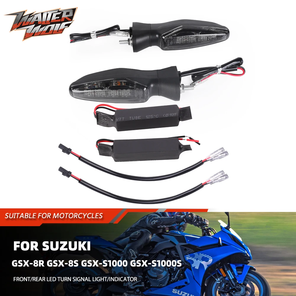 

Front Rear Turn Signal Light Indicator For Suzuki GSX8R GSX8S GSXS1000 GSXS1000S Katana 1000 DL800 DL1050 GSXR1000R GSXR1000 GSX