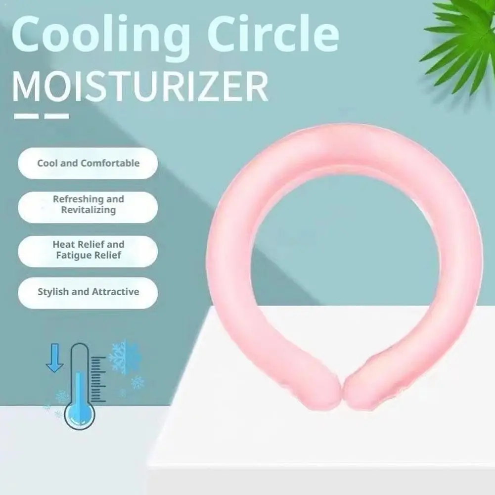 Neck Cooling Ice Summer Ice Sensation Neck Cooler Body Massager Reusable Neck Cooling For Outdoor Sports Wraps Fitness
