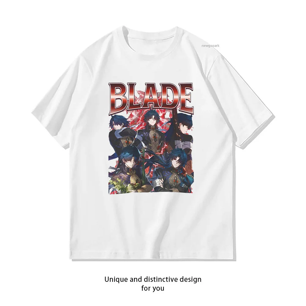 Blade Honkai Star Rail Summer Woman Man Casual Breathable Printed T-shirt fashion streetwear O-neck S-3XL Tops