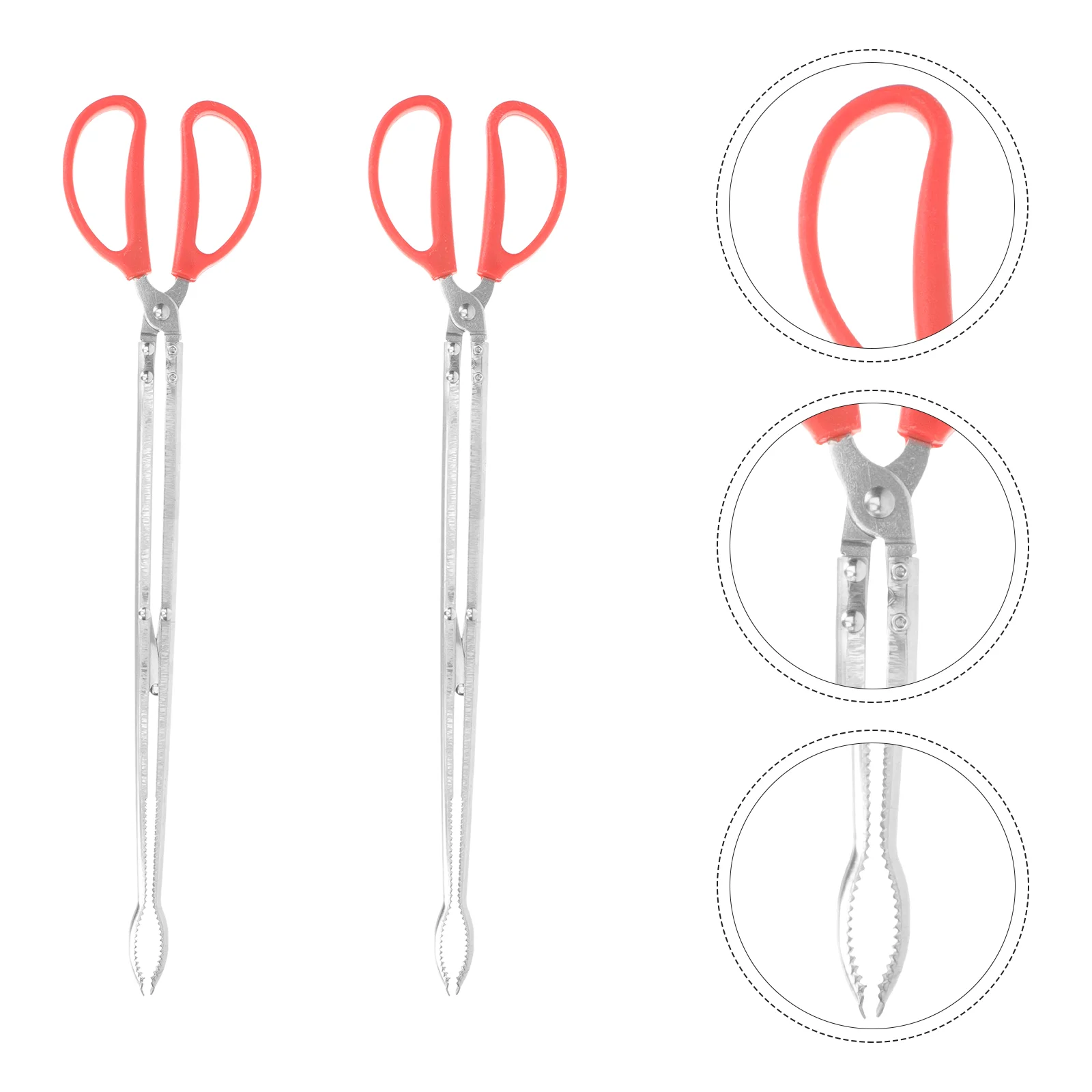 2 pezzi in acciaio inox legna da ardere barbecue clip per carbone clip per immondizia pinza per immondizia esterna pinza per camino pinza per camino