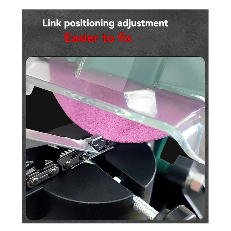 Electric Chainsaw Sharpener 100Mm Chain Automatic Chain Sharpener Adjustable 8500RPM For Grinding Chains EU Plug