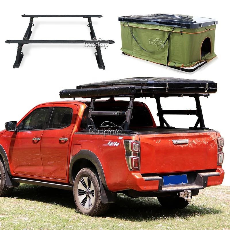 

pickup accessories Roll Bar With Bracket Roof Rack Luggage Truck Back For Ford F150 hilux navara