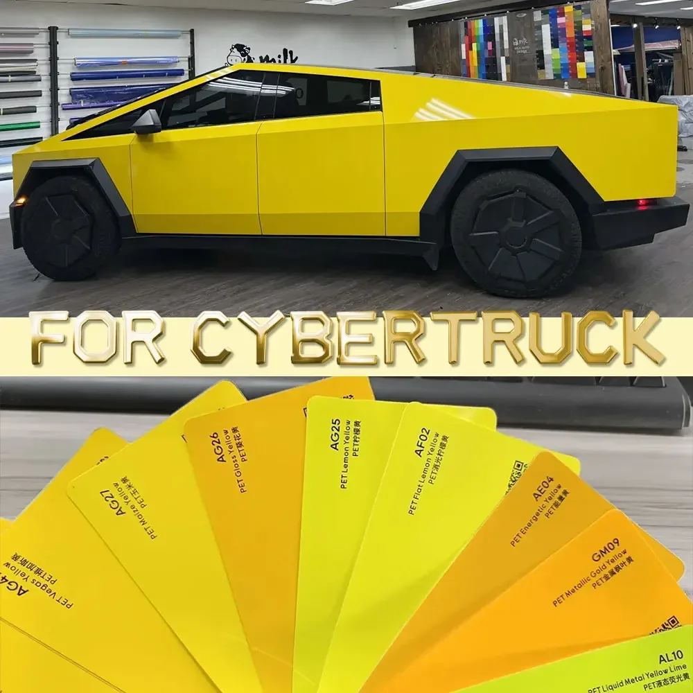 

Car Paint Protection Film Clear Bra Decal Anti-Scratch TPU Invisible Body Sticker Accessorie For Tesla Cybertruck 2024 Matte