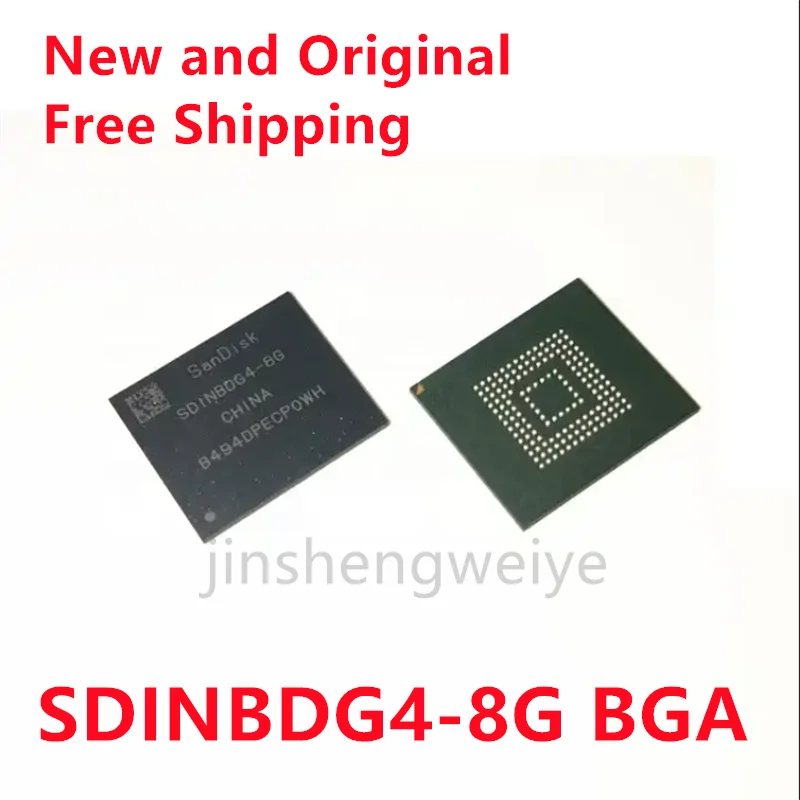 3PC Free Shipping SDINBDG4-8G Package BGA153 eMMC Interface Memory Chip 8Gbit Memory Integrated ICs