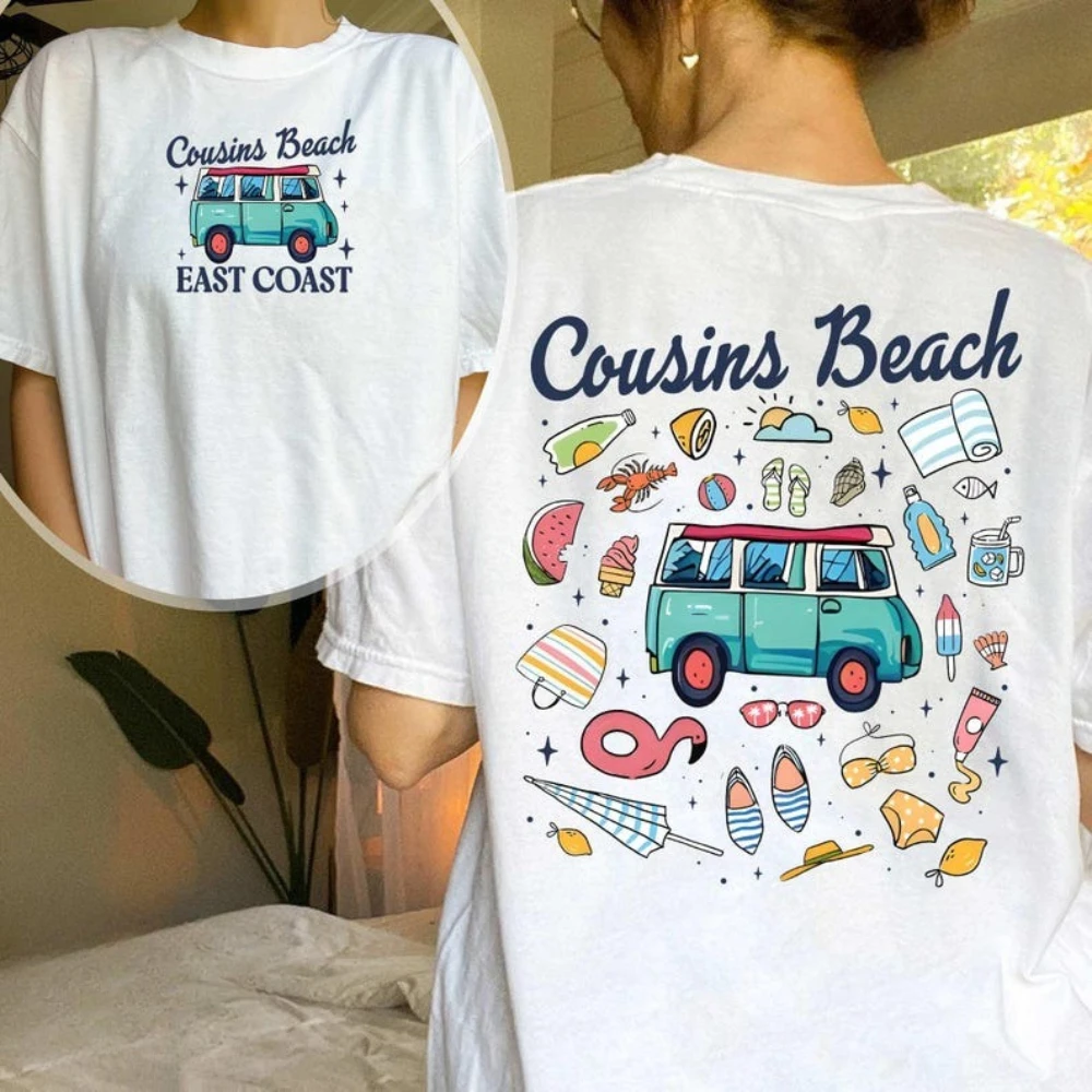 الصيف تحولت جميلة 3 امرأة التي شيرت سوف لدينا دائما الصيف تي شيرت مطبوع جودة عالية القطن قصير الأكمام الشارع الشهير