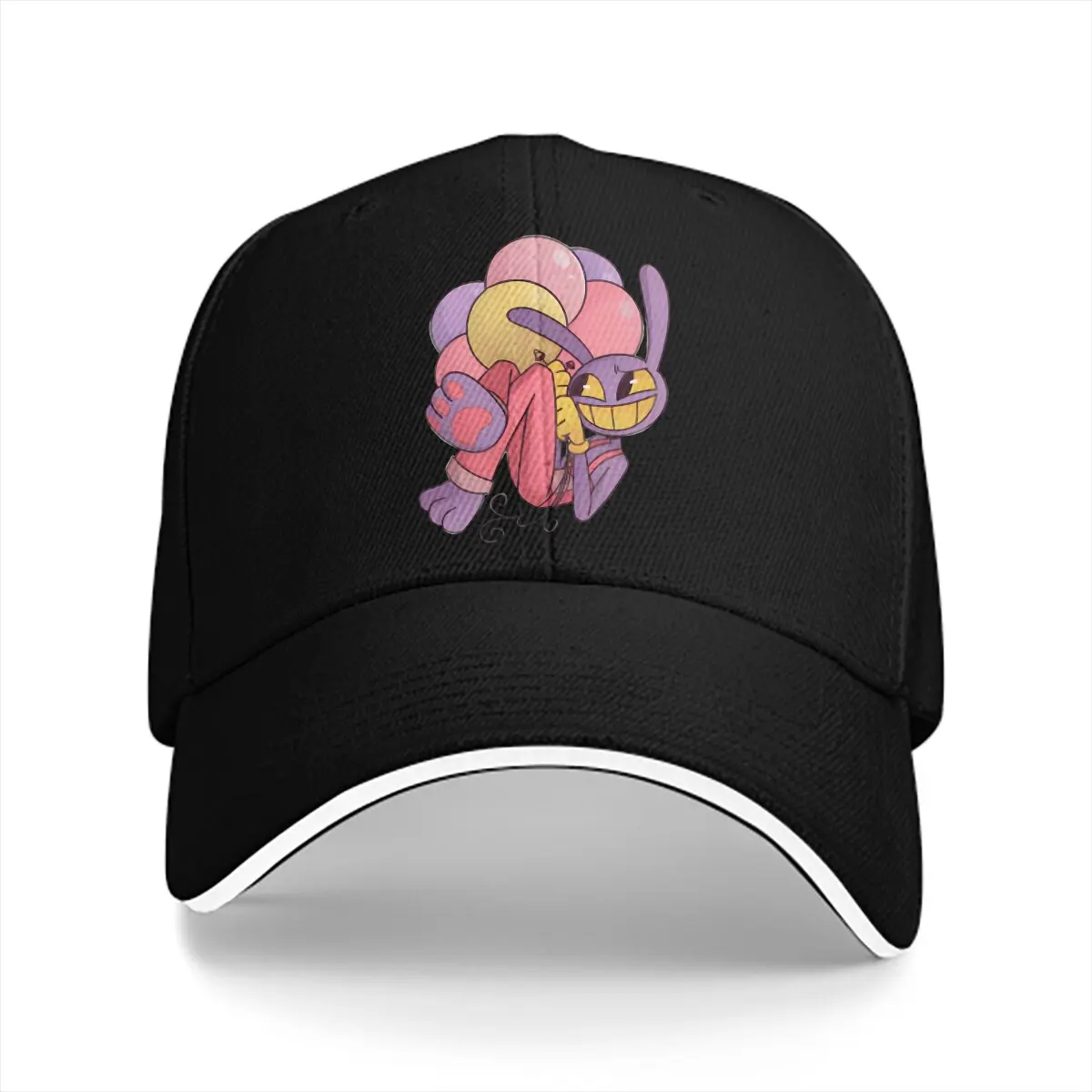 

The Amazing Digital Circus Multicolor Hat Peaked Men's Cap Cute Cool Personalized Visor Protection Hats