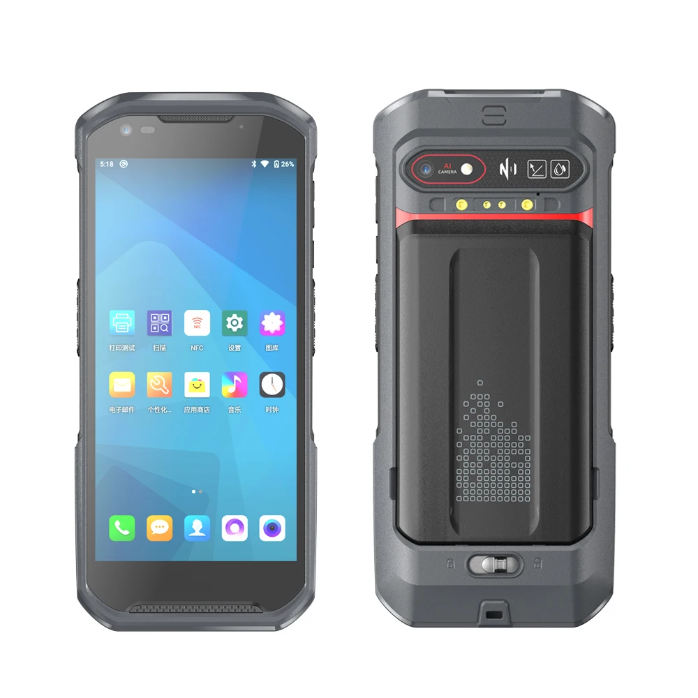 PDA Android Handheld Terminal Honeywell Barcode Scanner 1D Laser 2D QR Portable Data Collector Terminal Device with WIFI 4G NFC