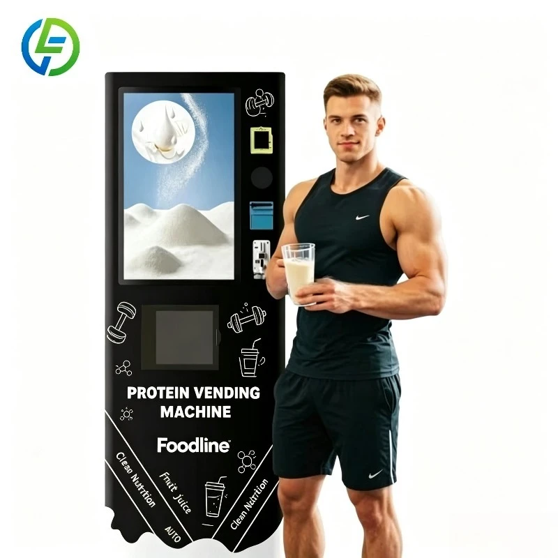 FL Customize Commercial Protein Shake VendingMachine High Capacity Protein Powder Vending Equipment with Multiple Payment Method