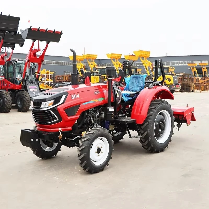 China Fabrikpreis 4WD 50 PS 60 PS 70 PS 80 PS Landwirtschaft Mini 4x4 Bauernhoftraktor