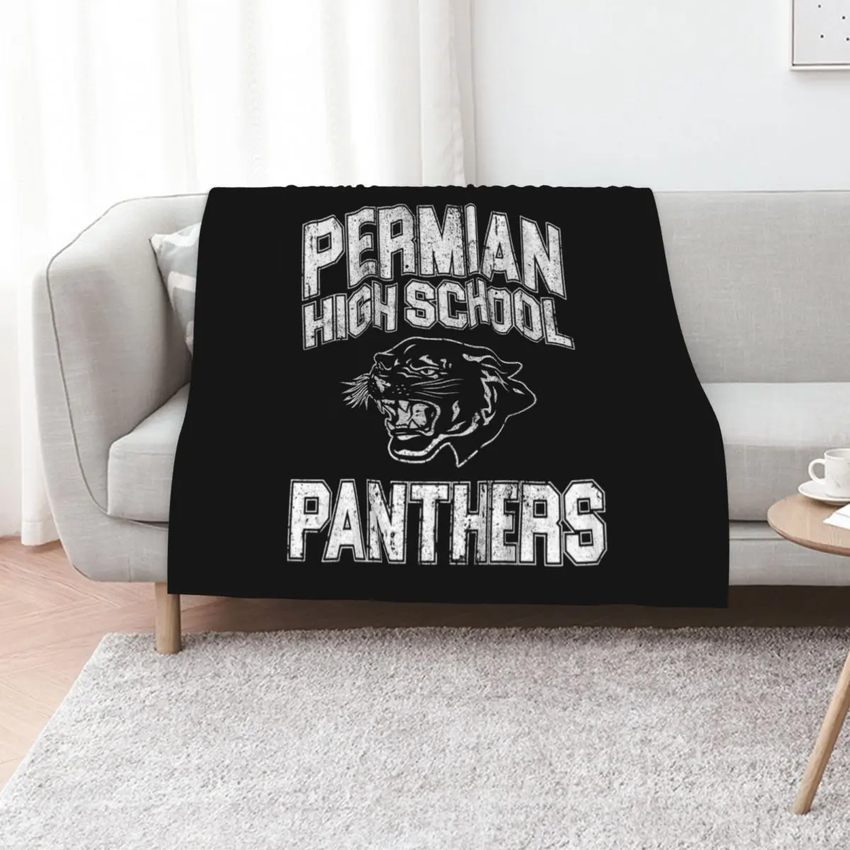 

Permian High School Panthers (Friday Night Lights) Throw Blanket Travel Decorative Throw Camping Sofa Throw Blankets