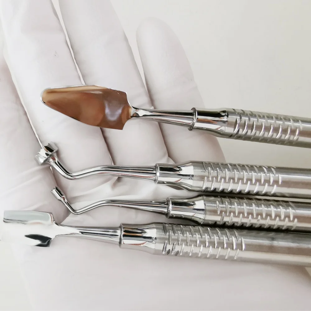 Dental Chirurgische Implantat Dental Knochen Küretten Pulver Löffel Graft Scoop Knochen Compactor Implantat Knochen Pfropfen Packer Periosteal – Detail 2