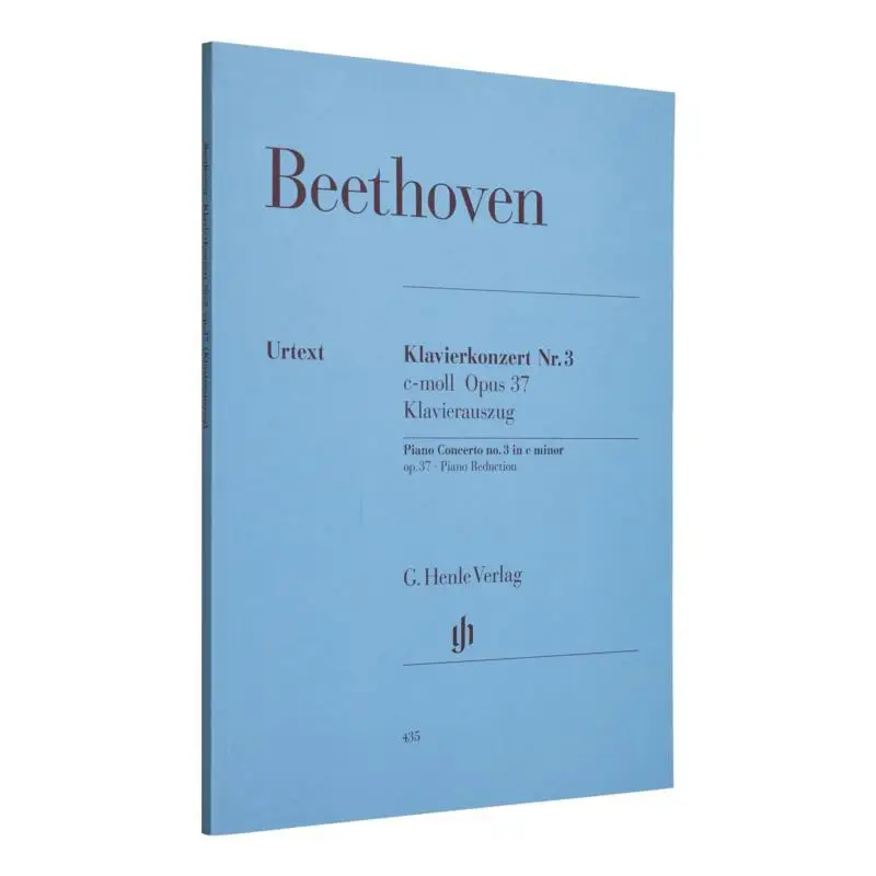 

HN435 Beethoven Piano Concerto No 3 C Minor Op 37 PR Kuthen HansWerner G Henle Verlag 9790201804354 Book